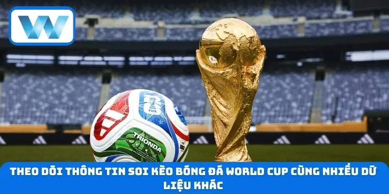 Theo dõi thông tin soi kèo bóng đá World Cup cùng nhiều dữ liệu khác